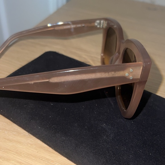Celine Sunglasses Tan Frame, Brown Lenses, 51MM - Picture 5 of 5